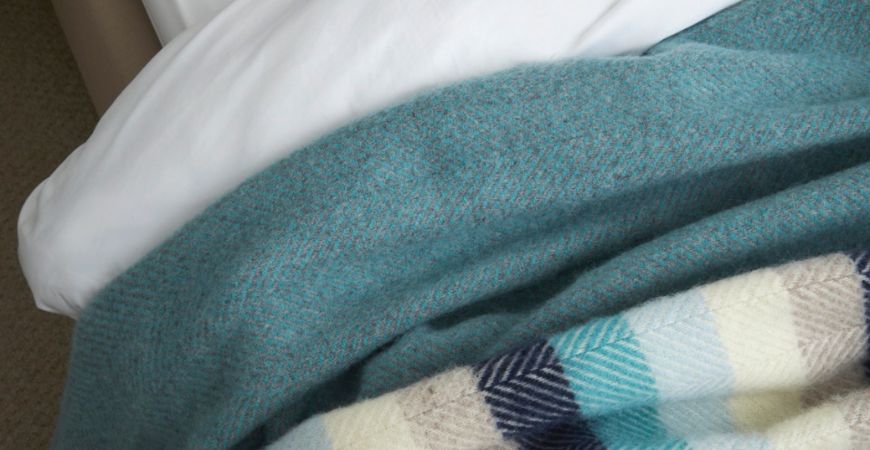 Plaid laine chaud et resistant